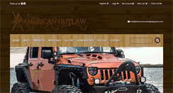 Desktop Screenshot of americanoutlawjeepparts.com