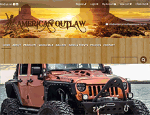 Tablet Screenshot of americanoutlawjeepparts.com